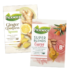 Pickwick super blends of ginger goodness